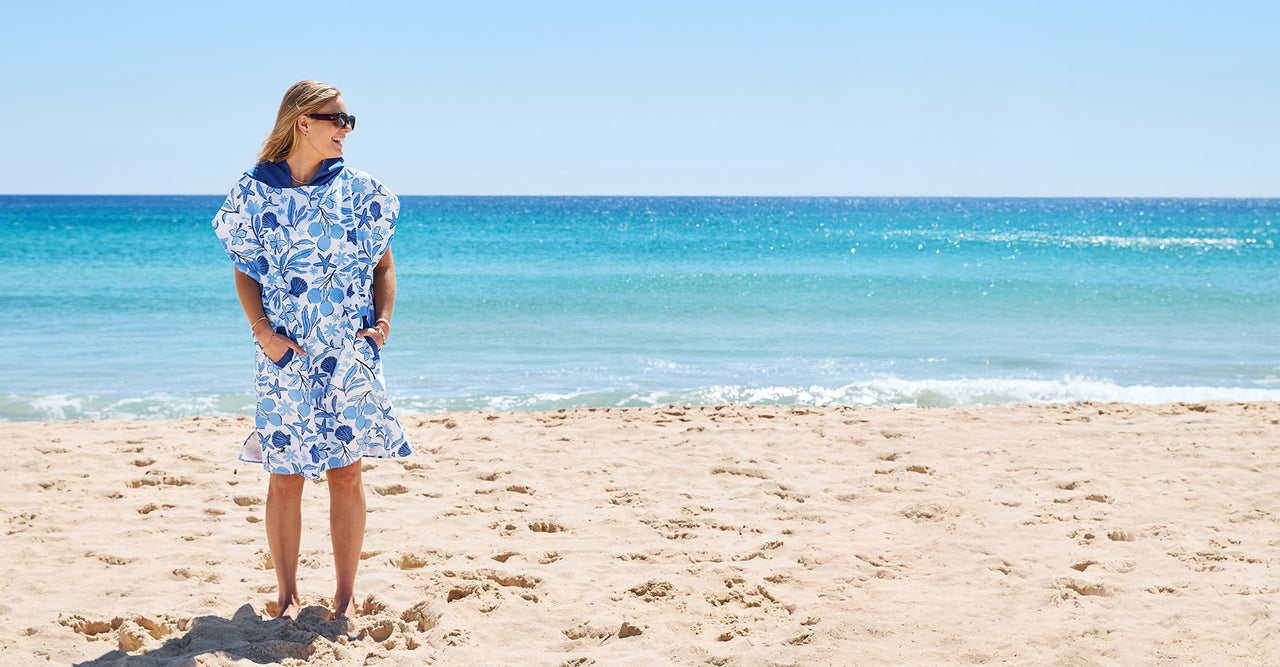 Dock & Bay Poncho - Erwachsene - Wavy Baby