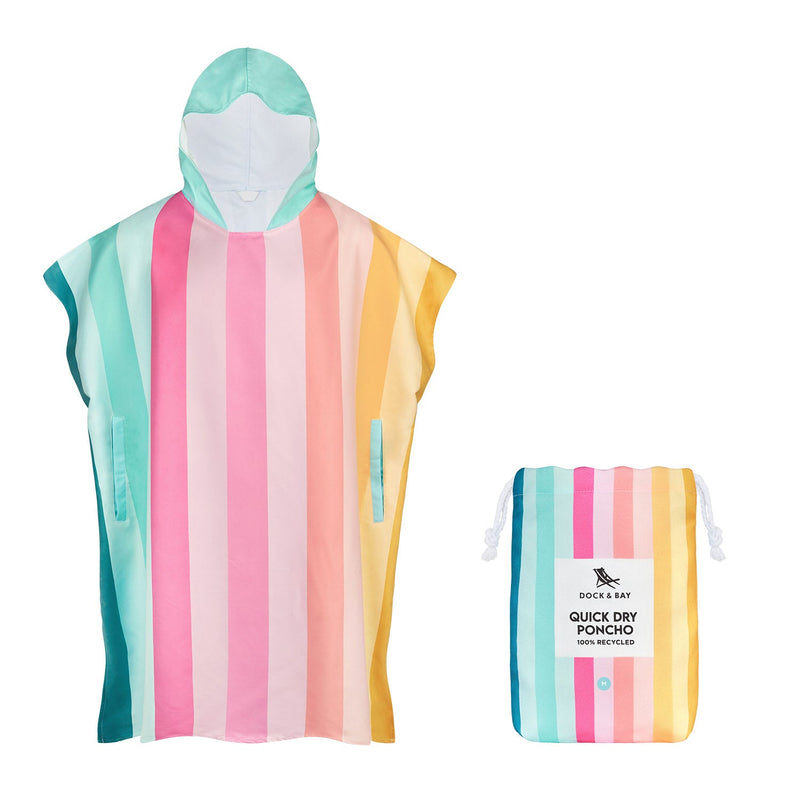 Dock & Bay Poncho - Erwachsene - Coastal Candy