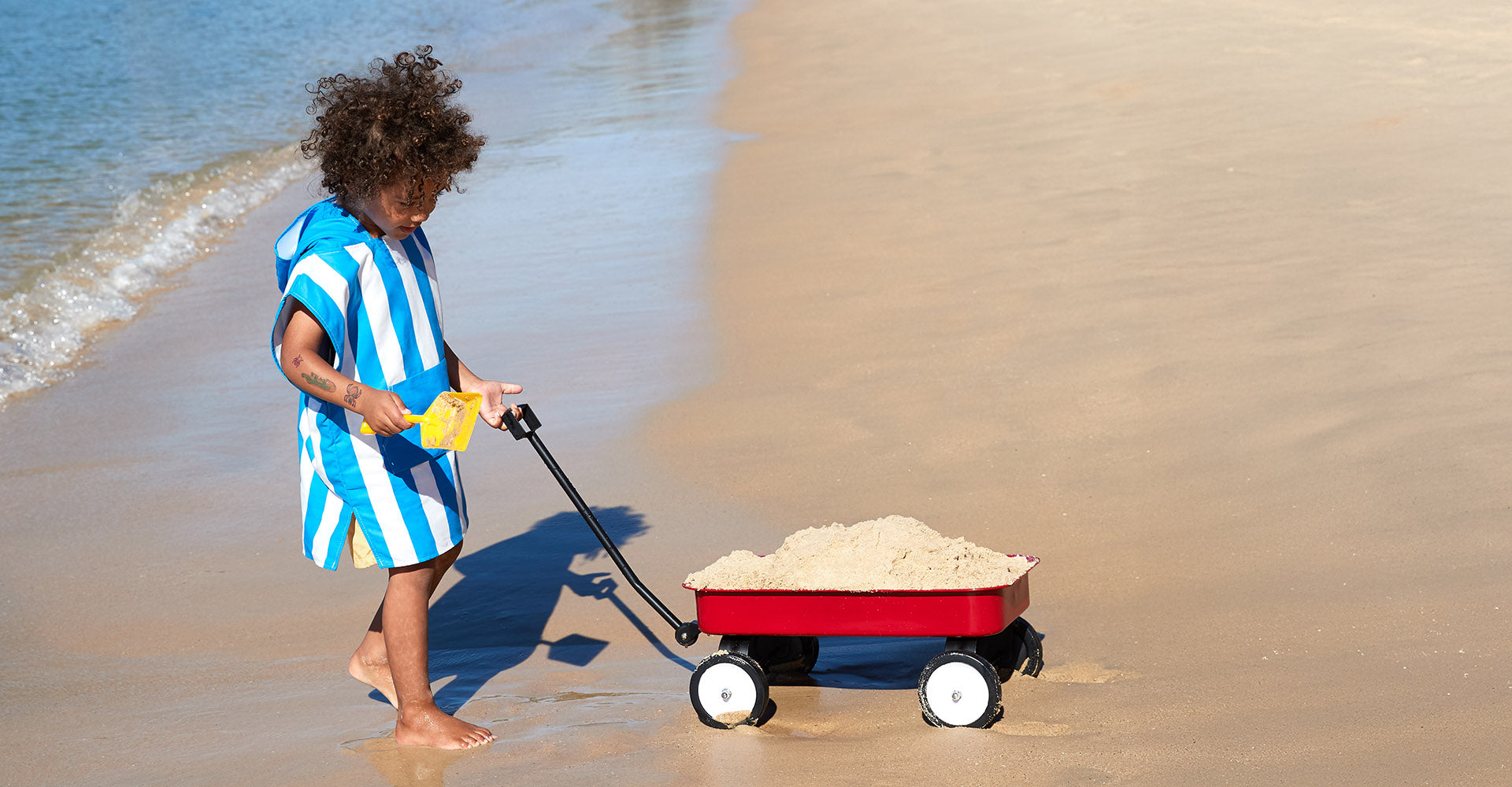 Dock & Bay Poncho - Kinder - Bondi Blue