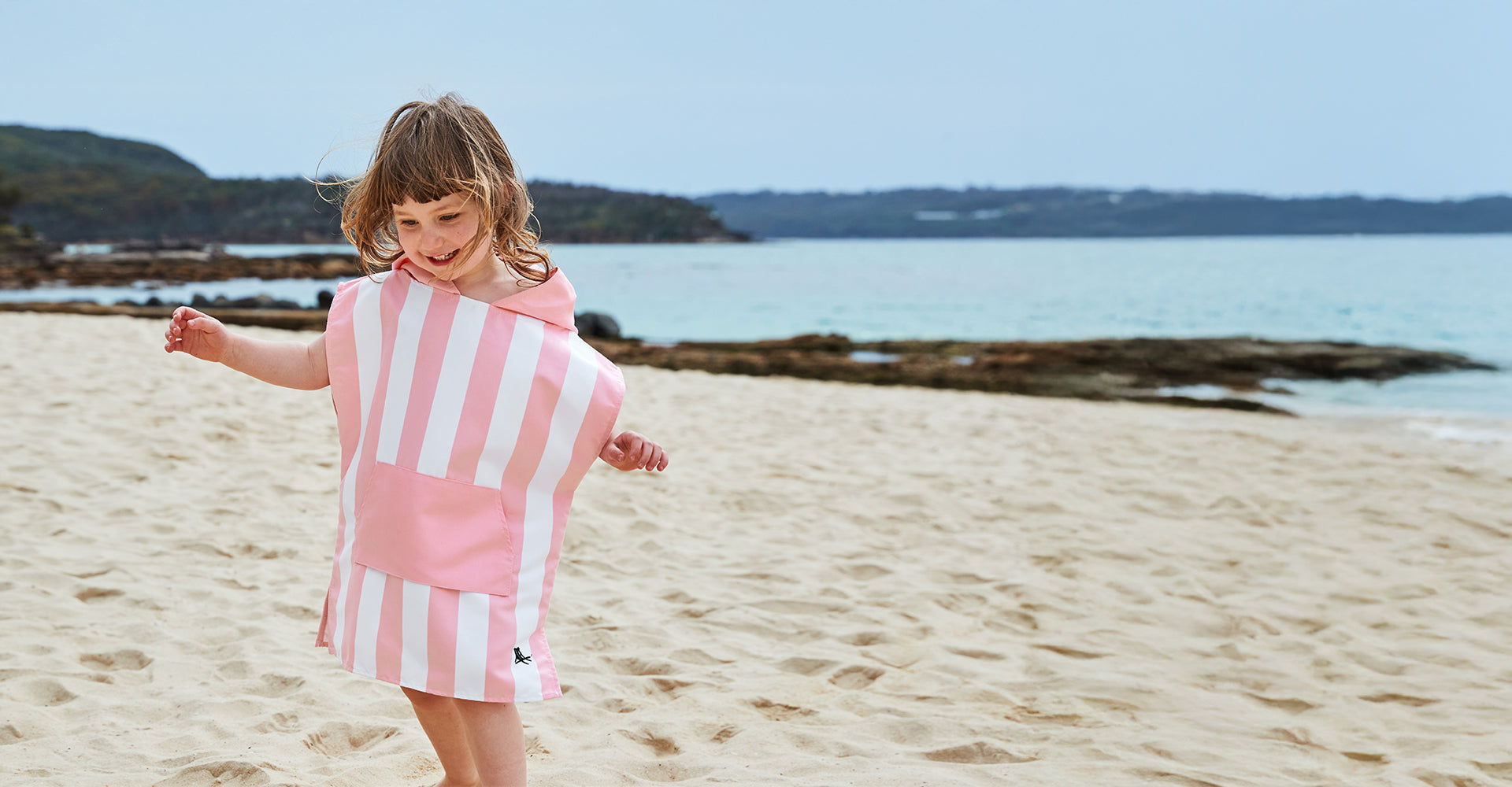 Dock & Bay Poncho - Kids - Malibu Pink
