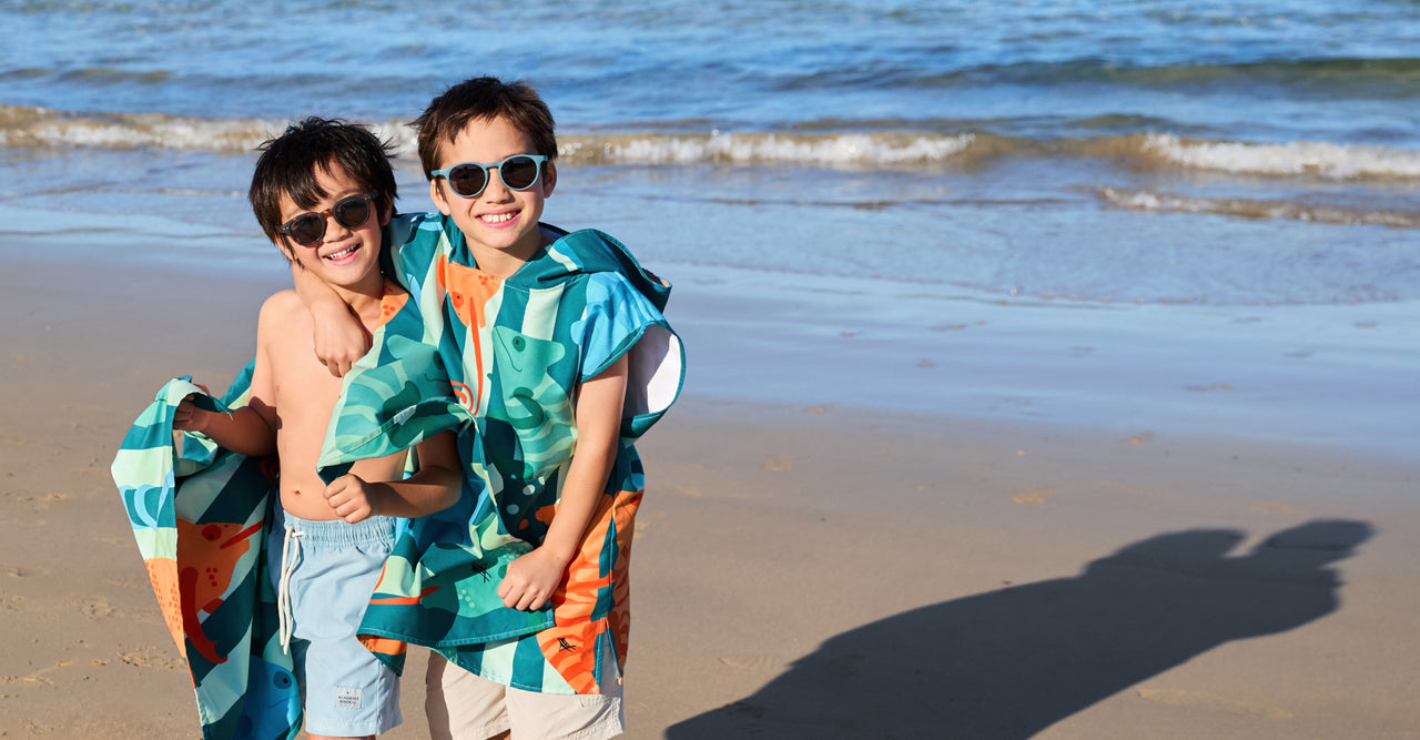 Dock & Bay Poncho - Kinder - Karma Chameleon