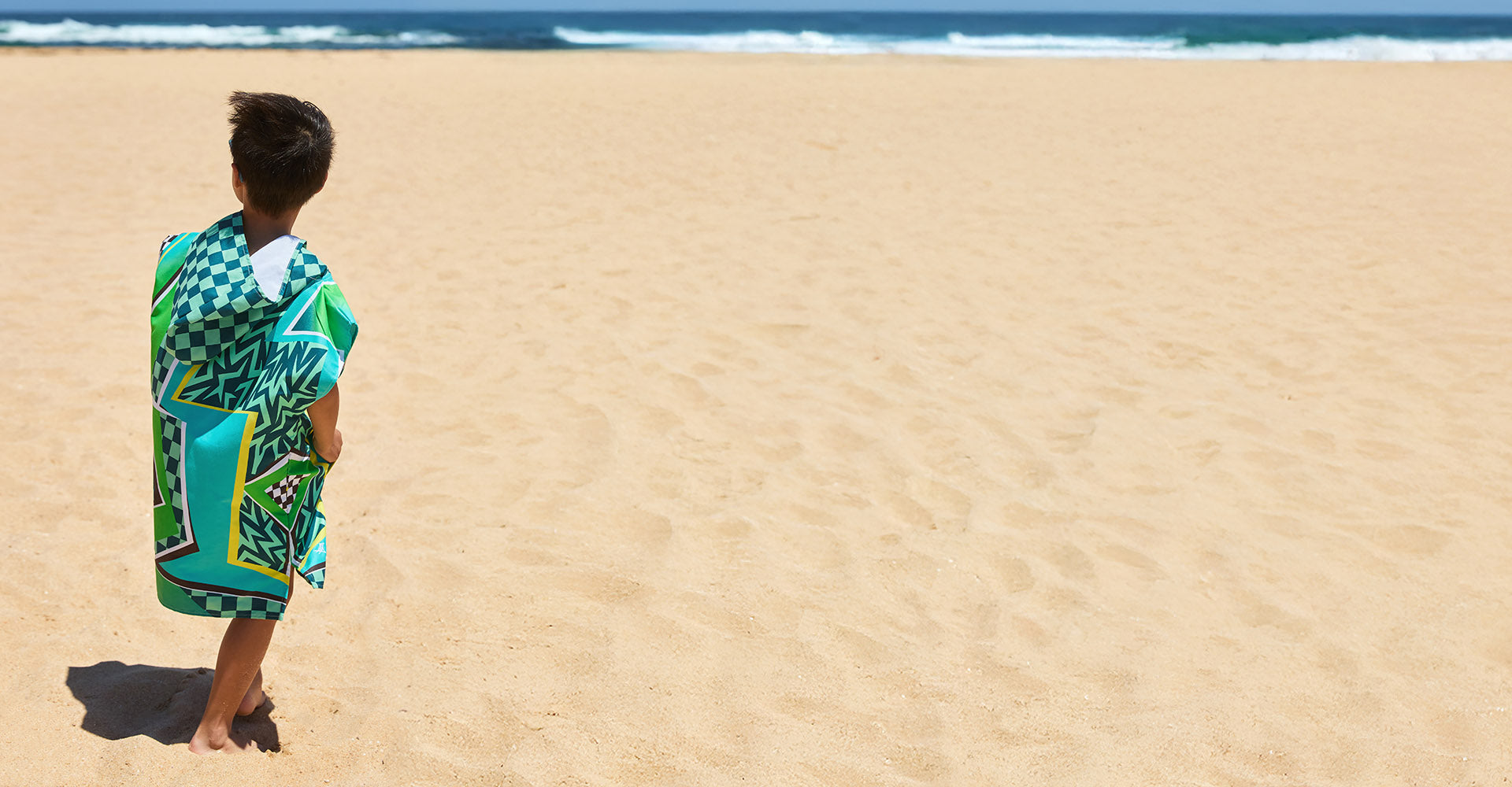 Dock & Bay Poncho - Kinder - Tide Skater