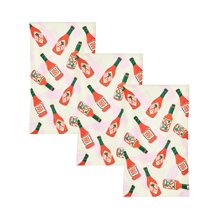 Dock & Bay Tea Towel - Hot Sauce