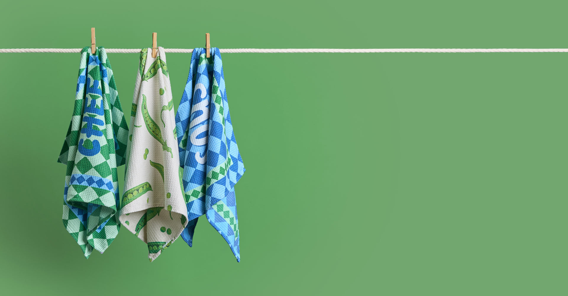 Dock & Bay Tea Towel - The Kitchen Crew (Set of 3)