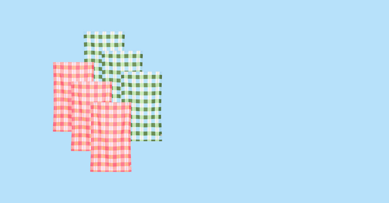 Dock & Bay Geschirrtuch – Fruit Cocktail (6er-Set)