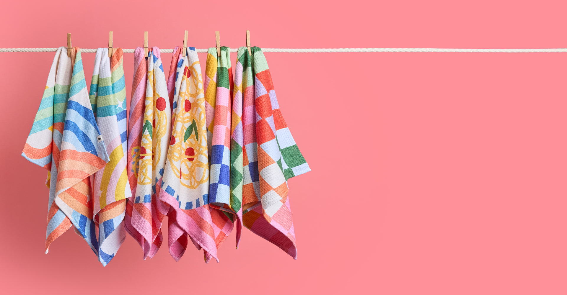 Dock & Bay Tea Towel - Spaghetti Night (Set of 6)