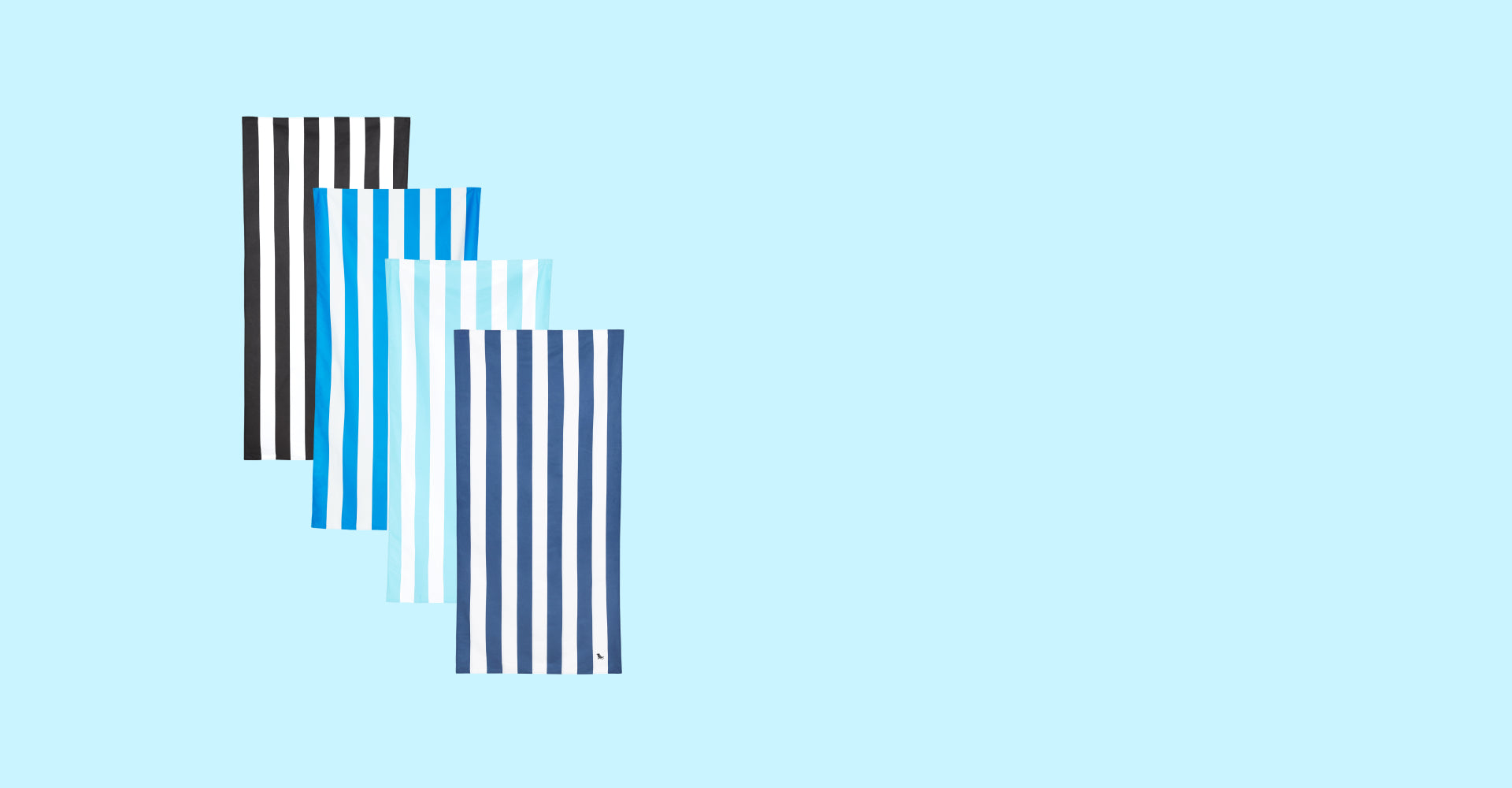 Dock & Bay Quick Dry Handtücher - Blautöne (4er-Set)