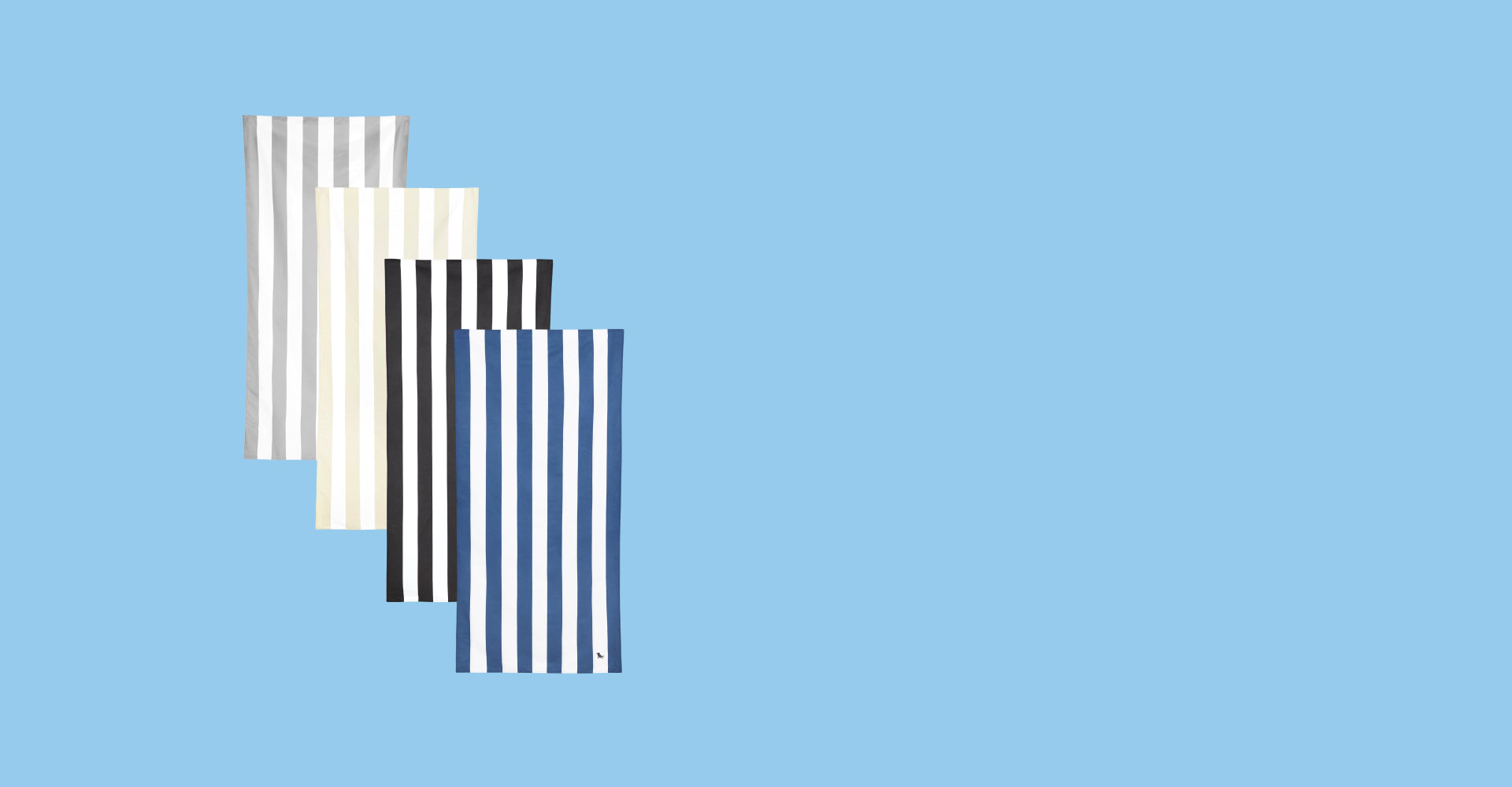 Dock & Bay Schnelltrocknende Handtücher – Nice & Neutral (4er-Set)