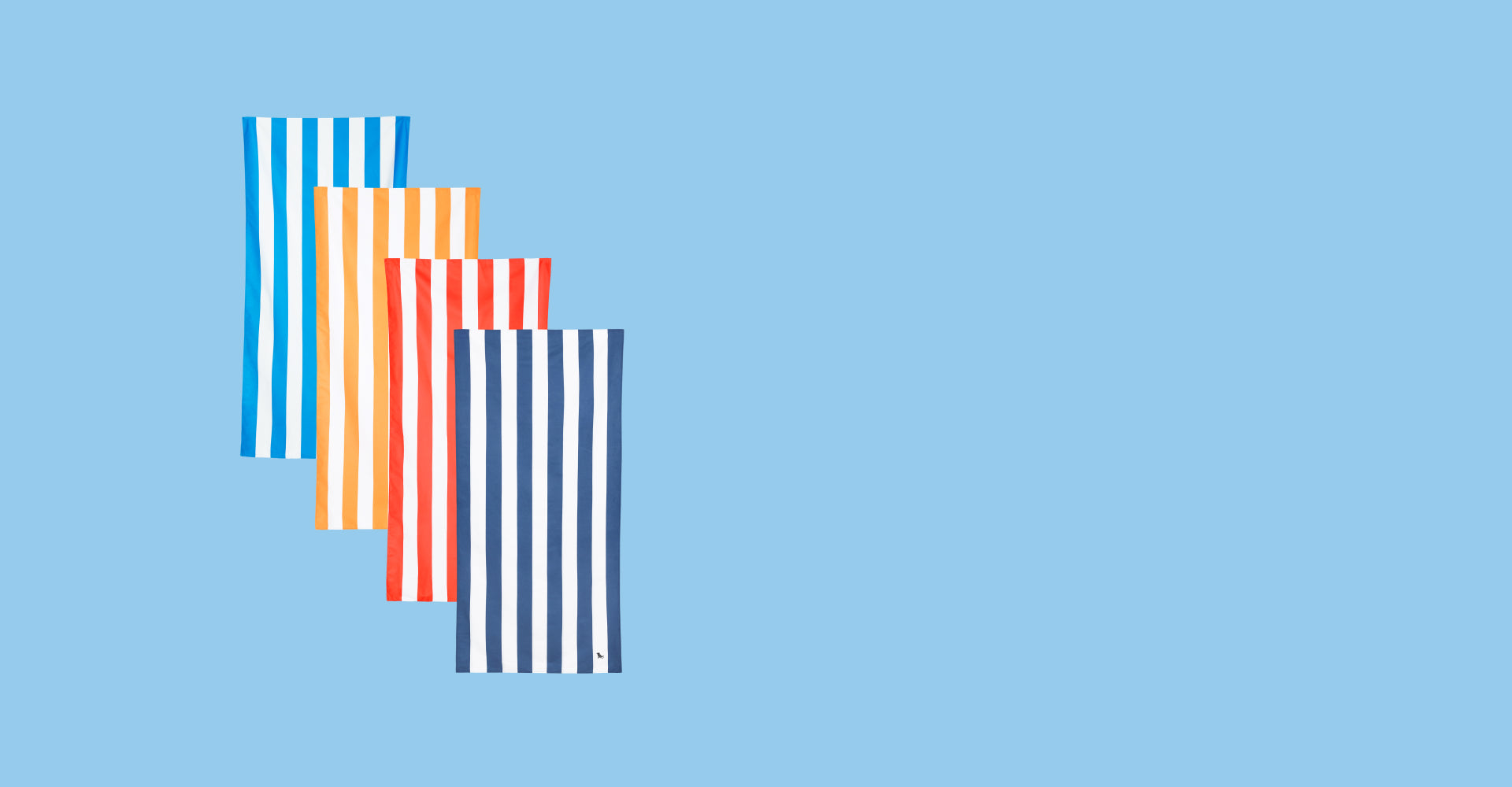 Serviettes à séchage rapide Dock & Bay - Couleurs vives (lot de 4)