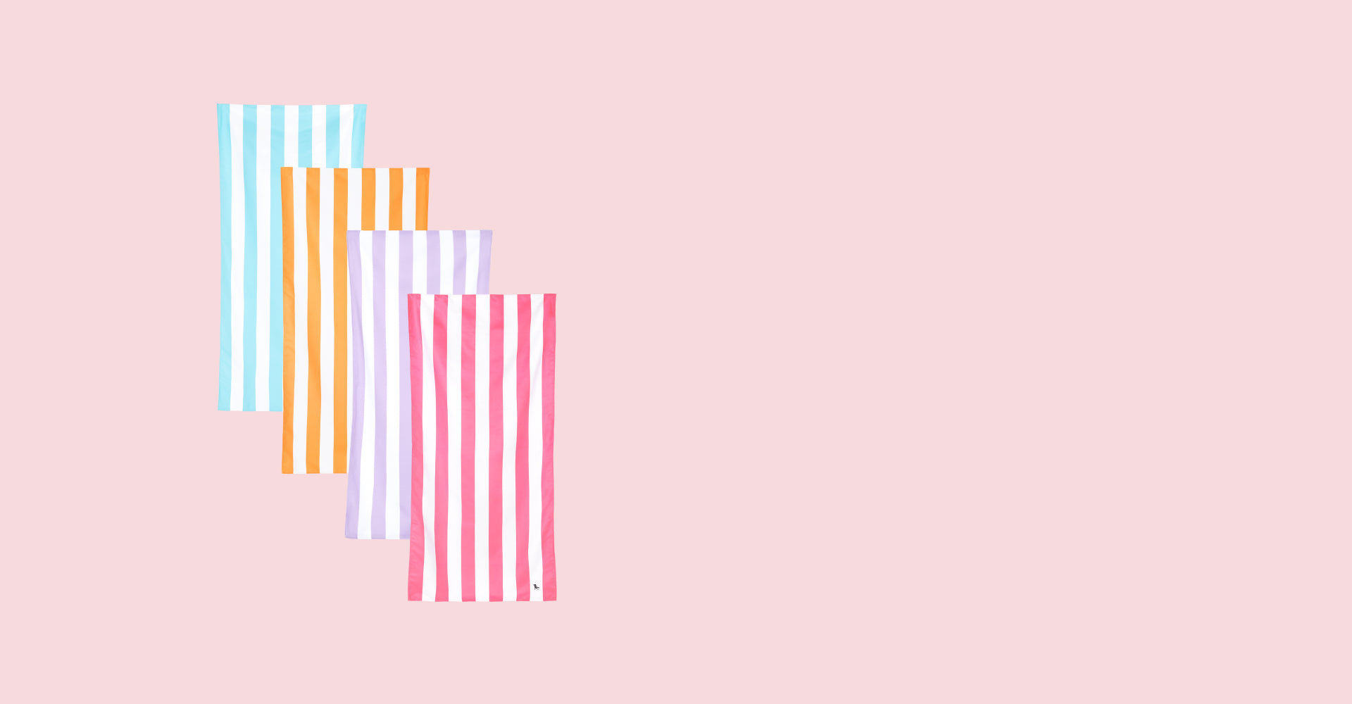 Dock & Bay Schnelltrocknende Handtücher – Pastell Pic ‘N’ Mix (4er-Set)