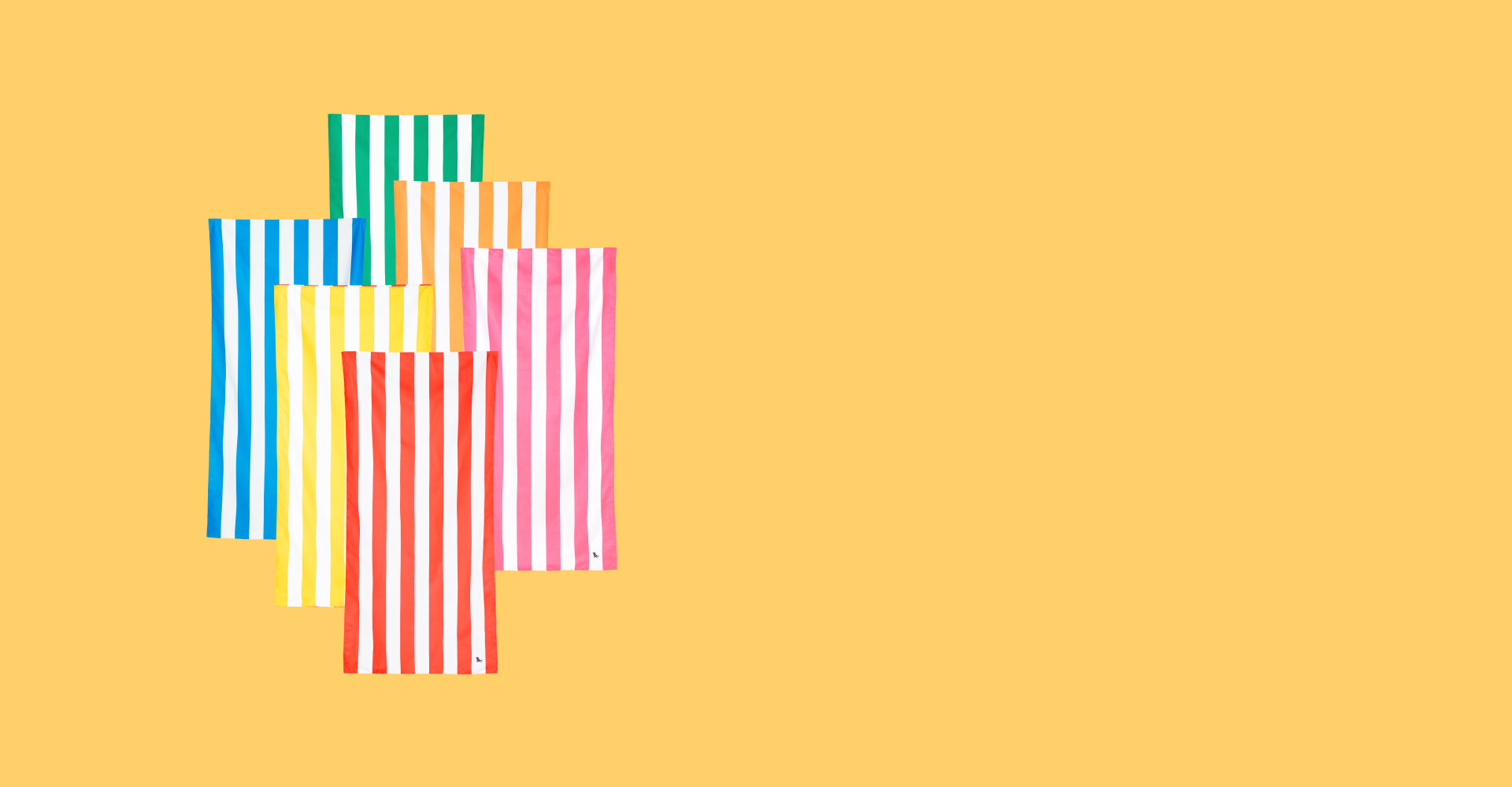 Dock & Bay schnelltrocknende Handtücher – Regenbogenfluss (6er-Set)