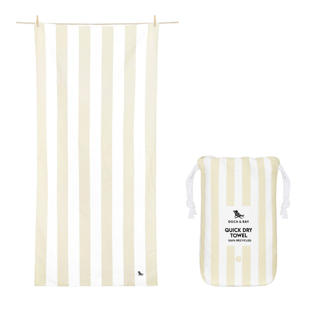 Dock & Bay Schnelltrocknendes Handtuch – Bora Bora Beige