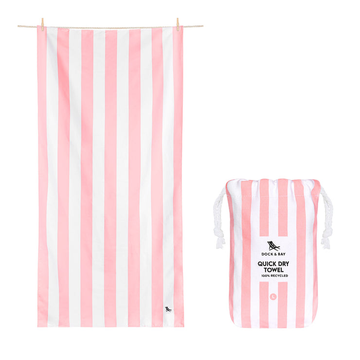 Dock & Bay Quick Dry Towel - Malibu Pink
