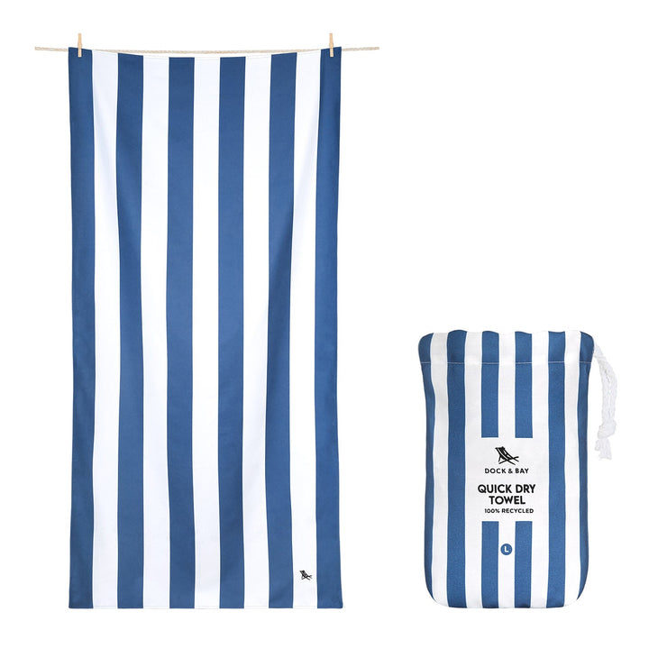 Dock & Bay Quick Dry Towel - Whitsunday Blue