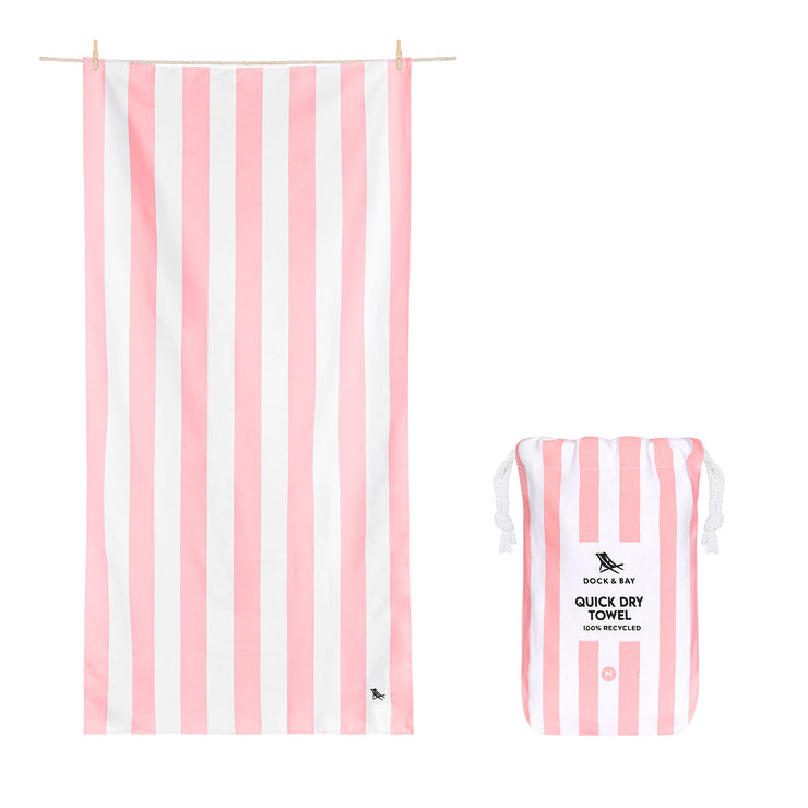 Dock & Bay Kids Beach Towels - Malibu Pink