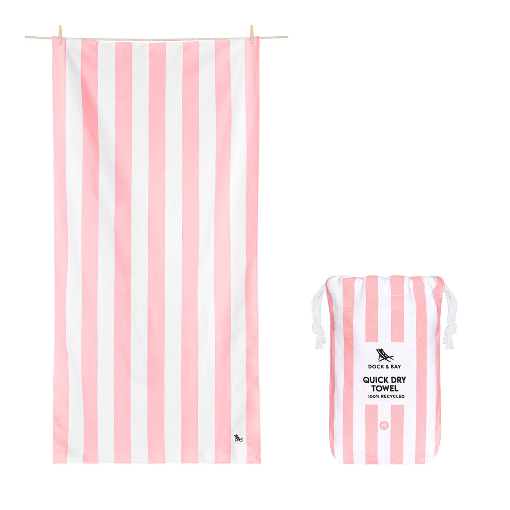 Dock & Bay Schnelltrocknendes Handtuch - Malibu Pink