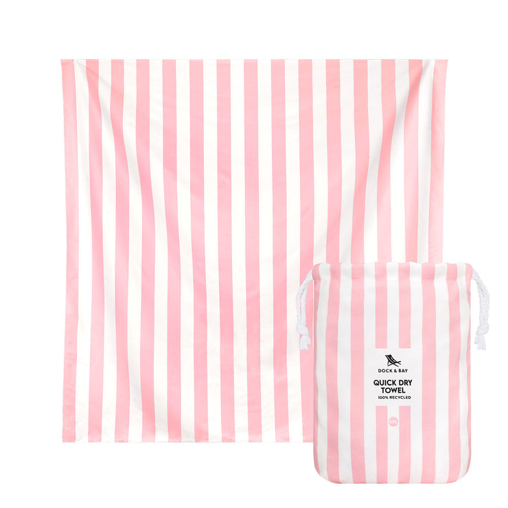 Dock & Bay Quick Dry Towel - Malibu Pink