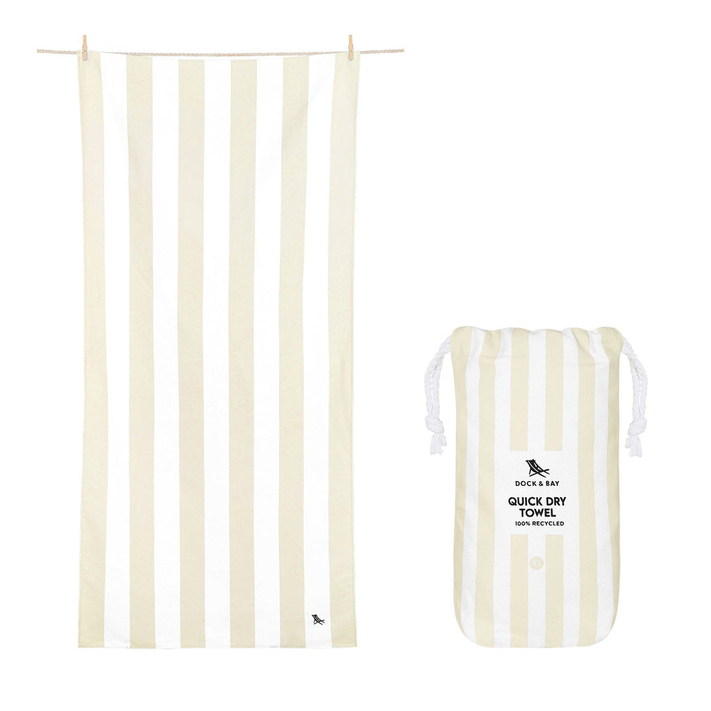 Dock & Bay Schnelltrocknendes Handtuch – Bora Bora Beige