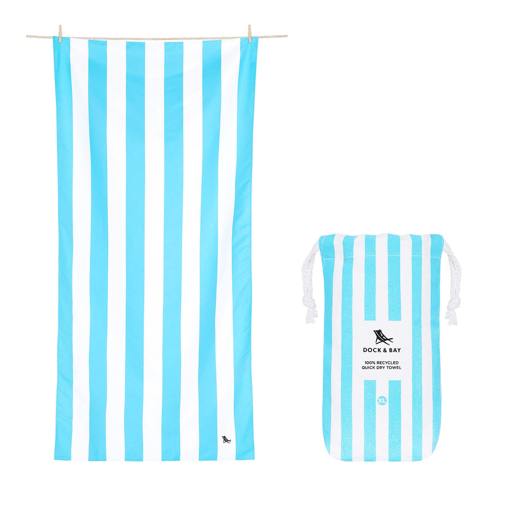 Dock & Bay Schnelltrocknendes Handtuch - Tulum Blau