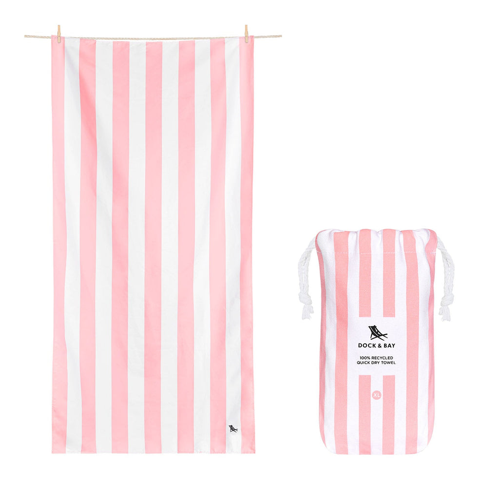 Dock & Bay Schnelltrocknendes Handtuch - Malibu Pink