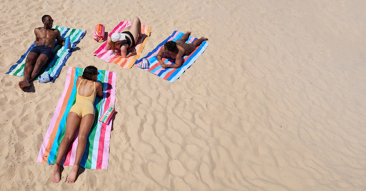 Serviettes séchage rapide Dock & Bay – Endless Summer (Lot de 4)