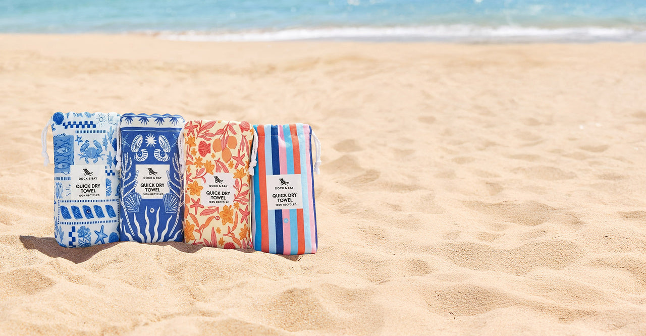 Dock & Bay Schnelltrocknende Handtücher - Mediterranean Moments (4er Set)