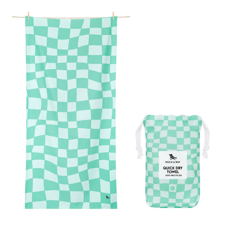 Dock & Bay Quick Dry Towel - Check Mate