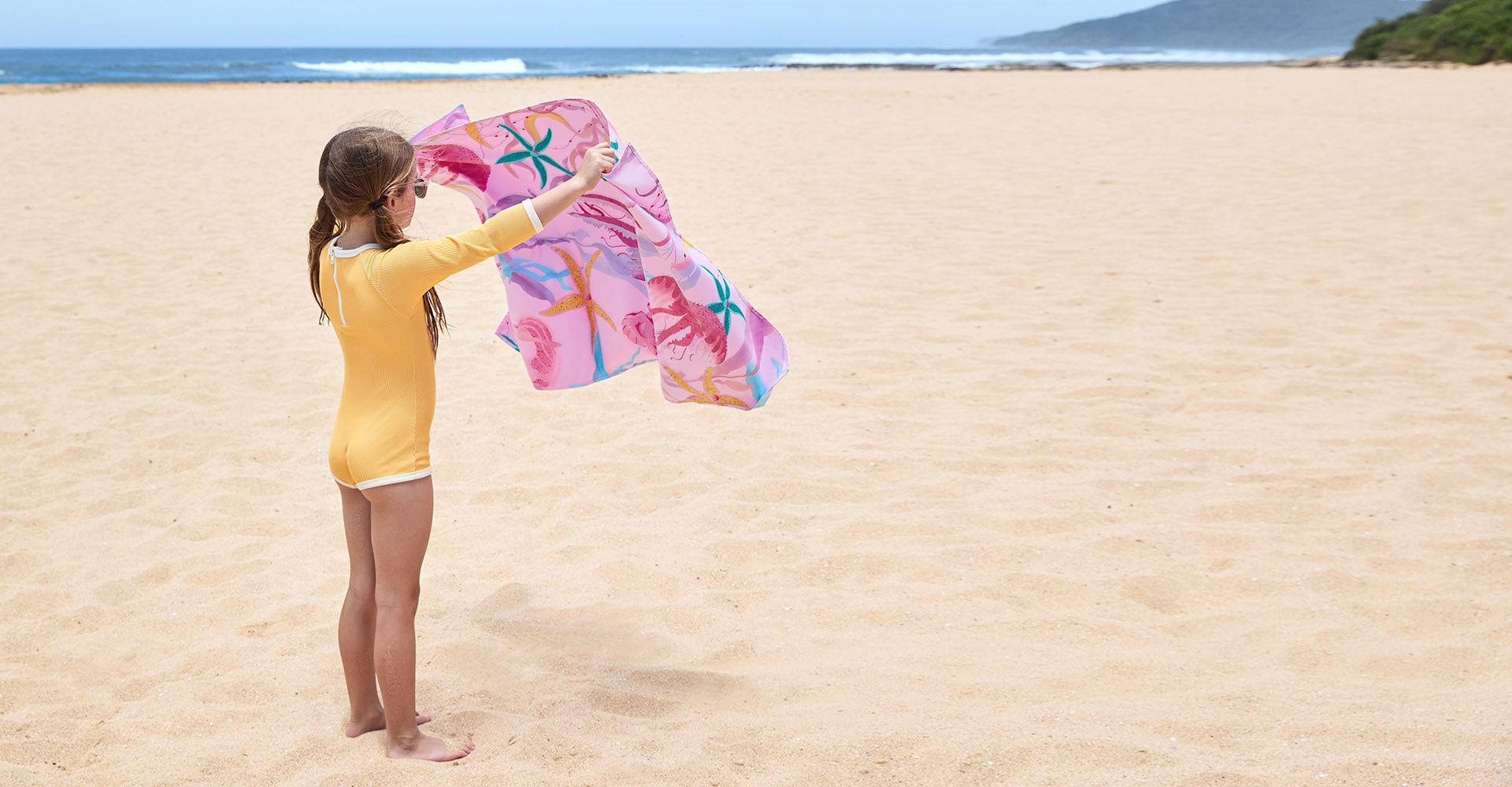 Serviette de plage Dock & Bay pour enfants - Prêt pour l'aventure !