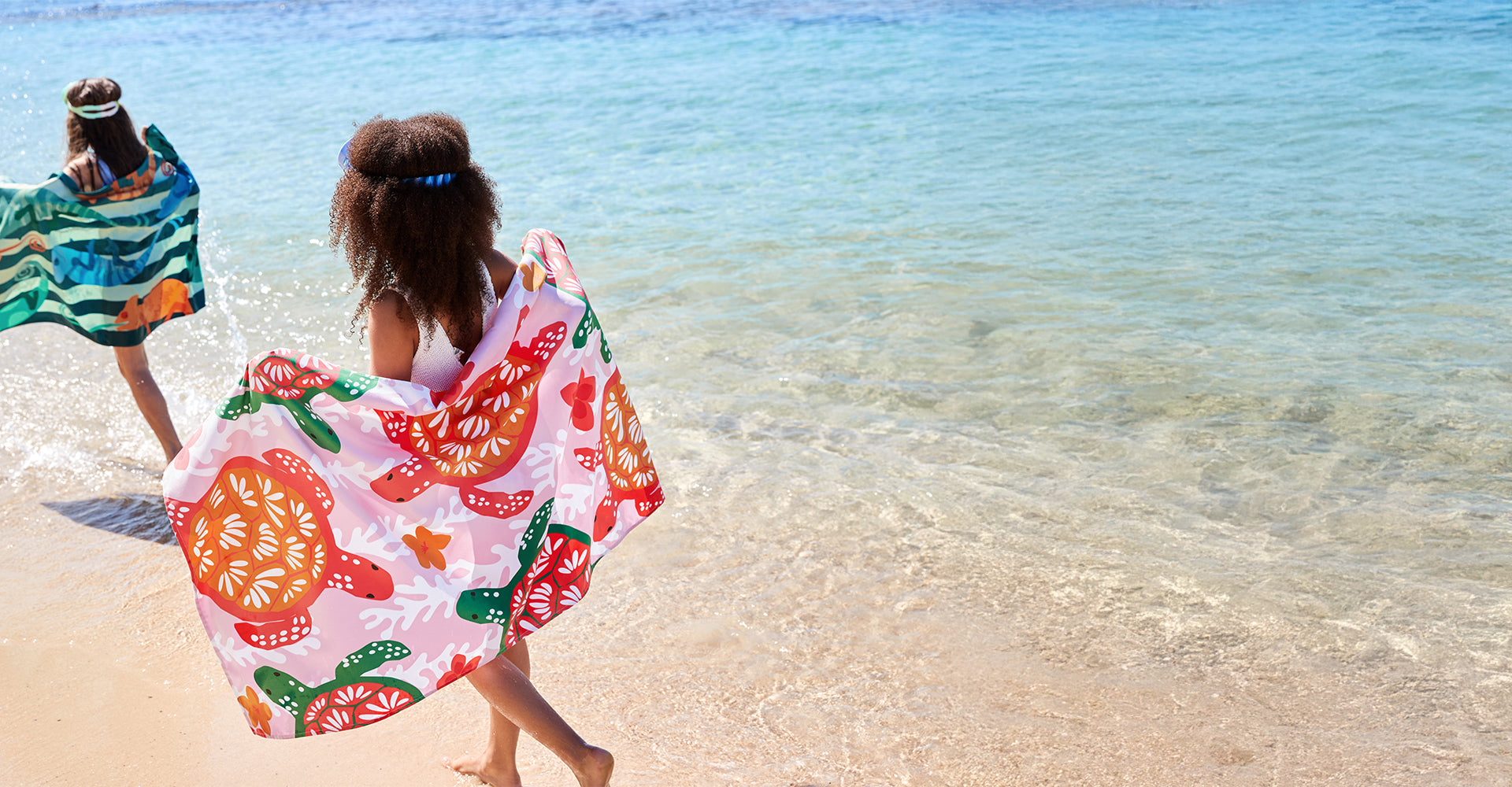 Serviette de Plage Enfant Dock & Bay - Turtley Tropical