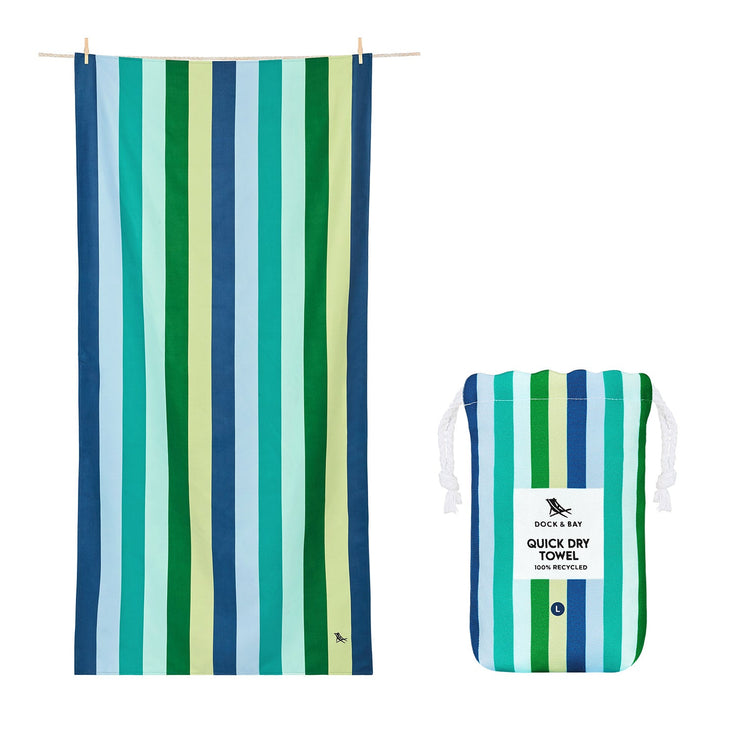 Dock & Bay Quick Dry Towels - Cool Lagoon