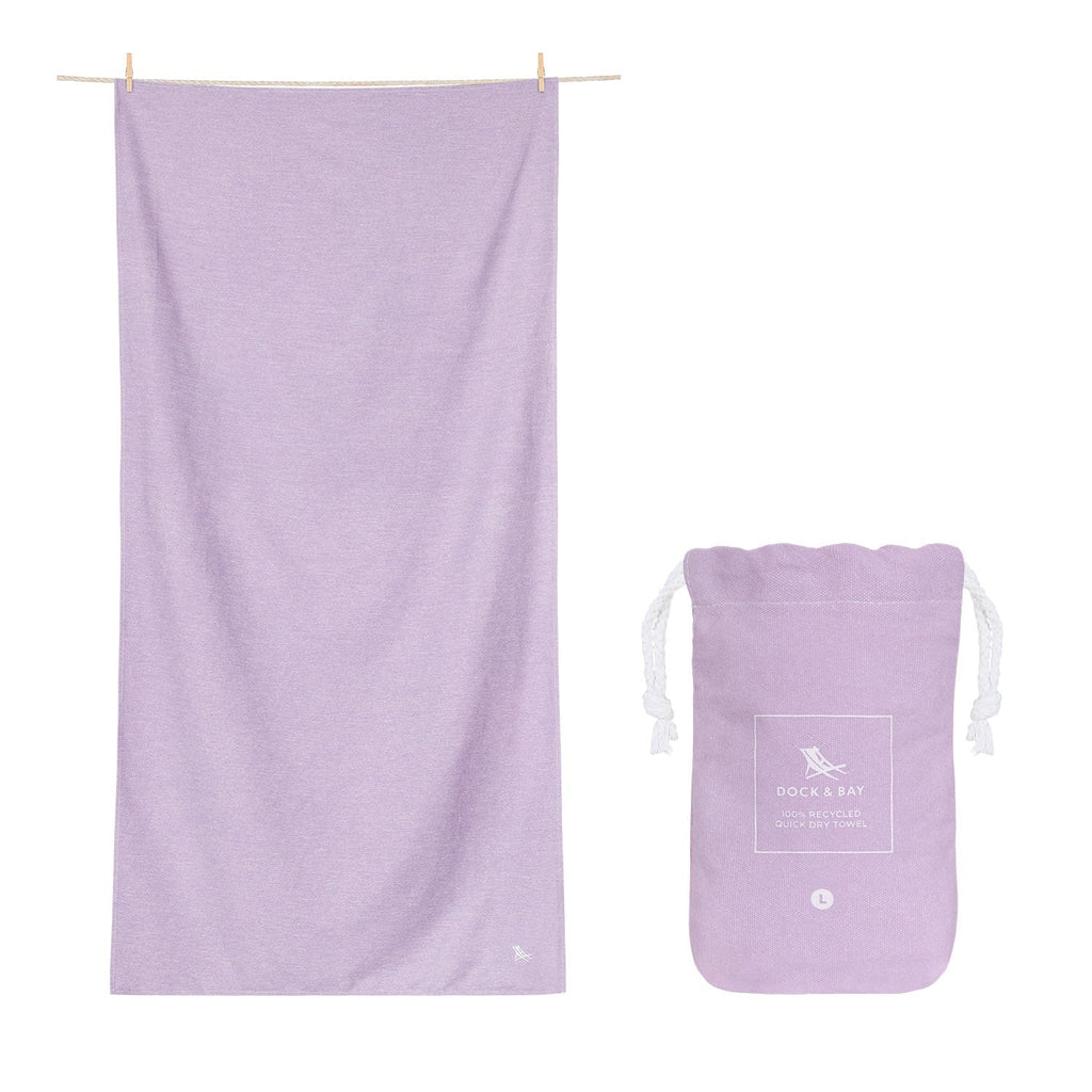 Dock & Bay Schnelltrocknendes Handtuch – Meadow Lilac