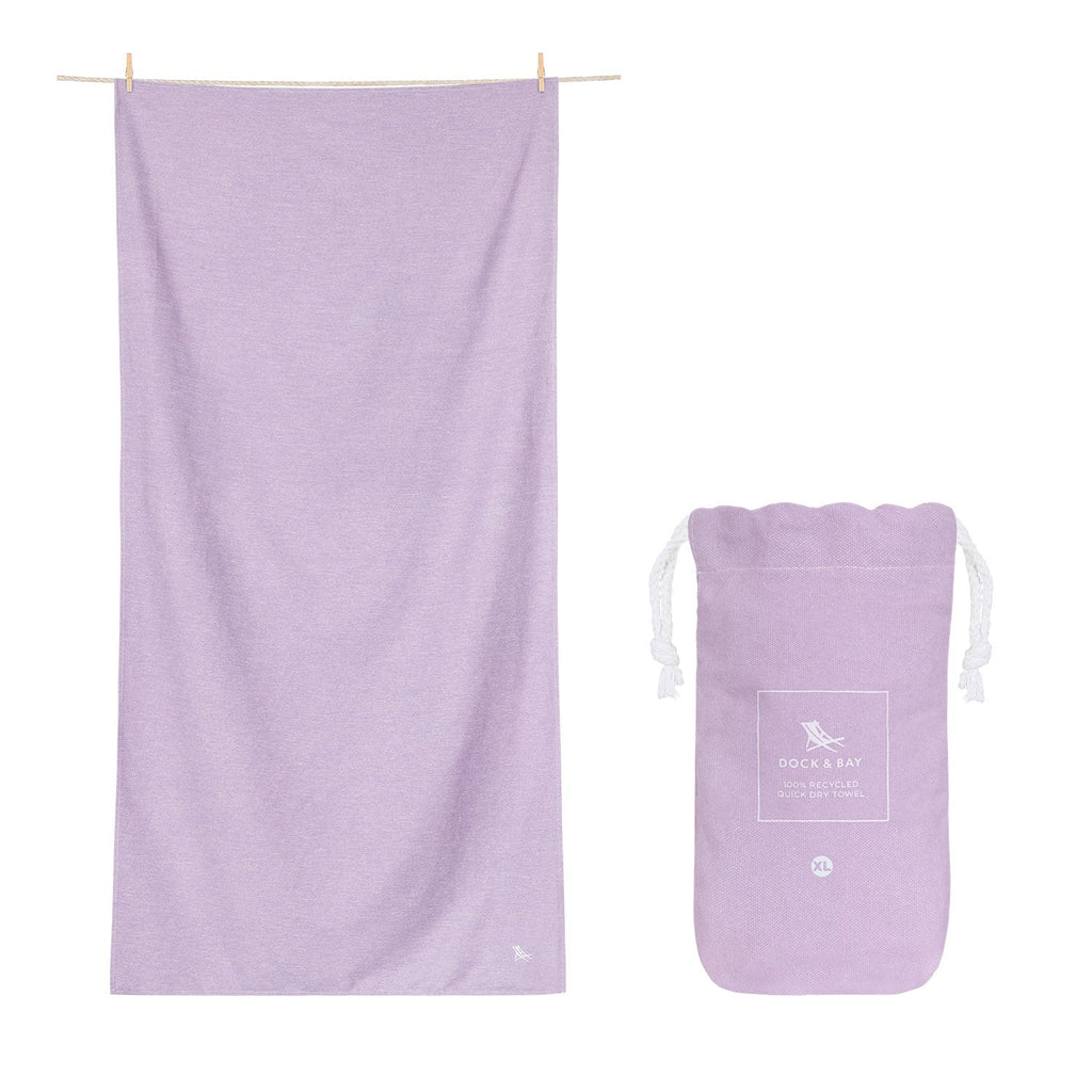 Dock & Bay Schnelltrocknendes Handtuch – Meadow Lilac