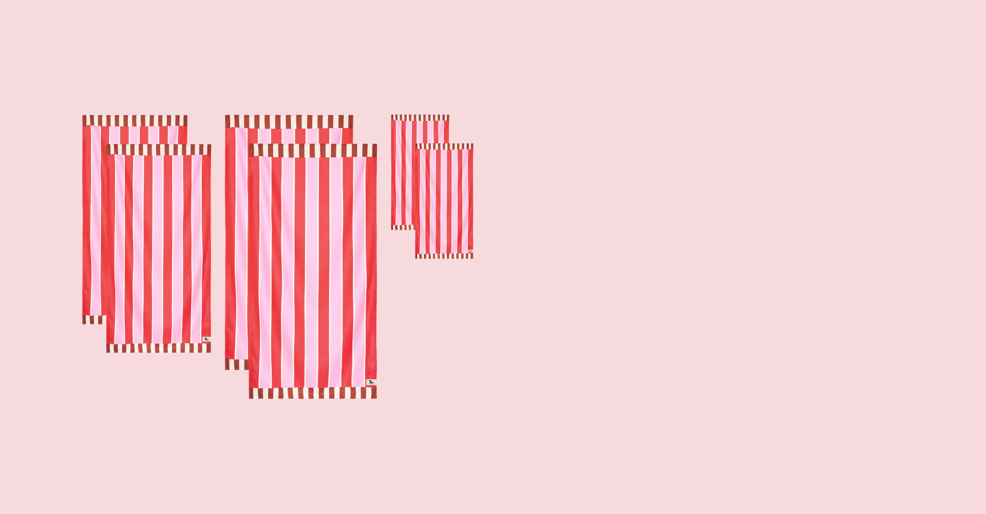 Dock & Bay Quick Dry Bath Towel - Cherry Bomb (Set of 6)