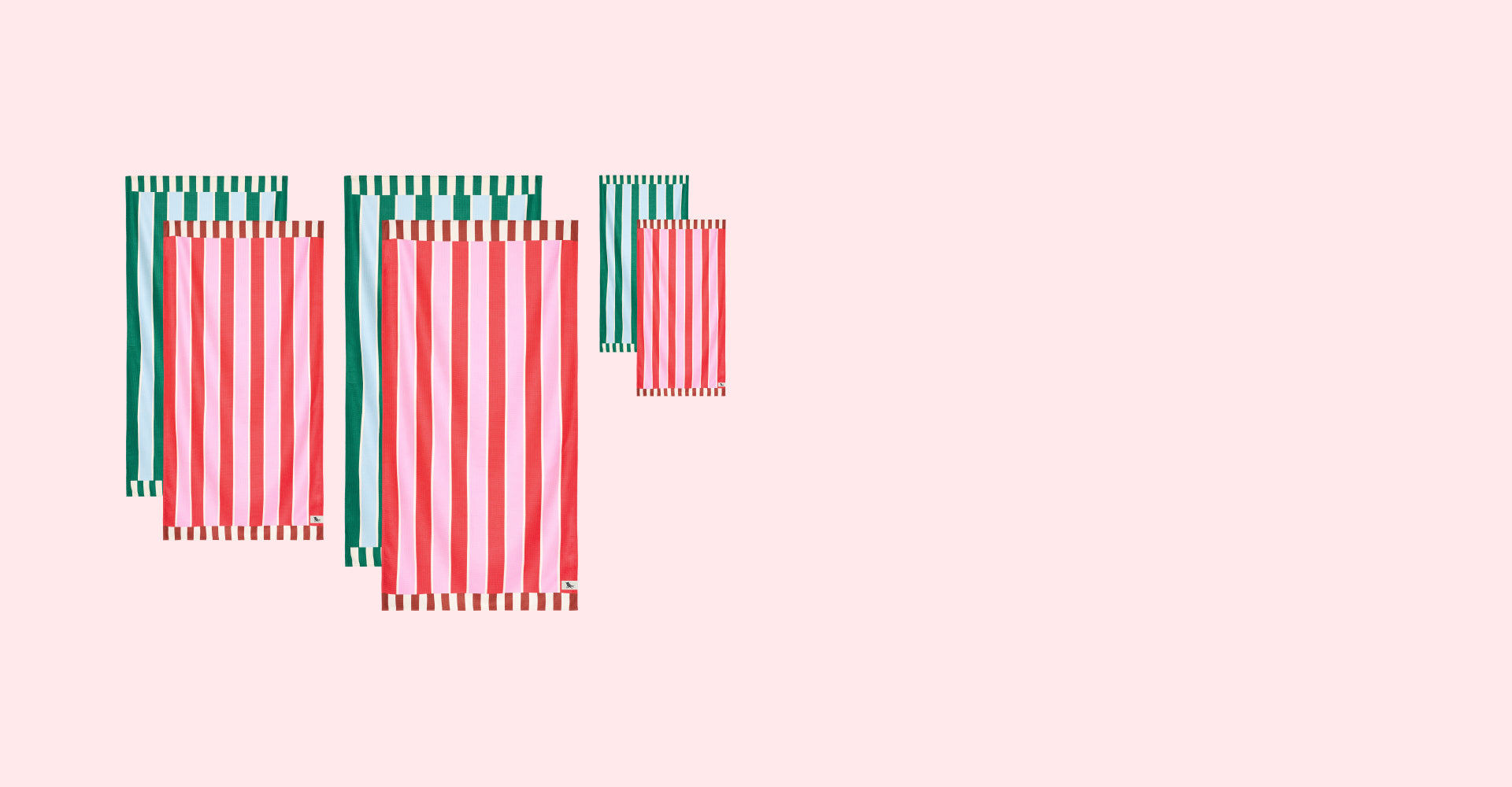 Dock & Bay Quick Dry Bath Towel - Punchy Pairing (Set of 6)