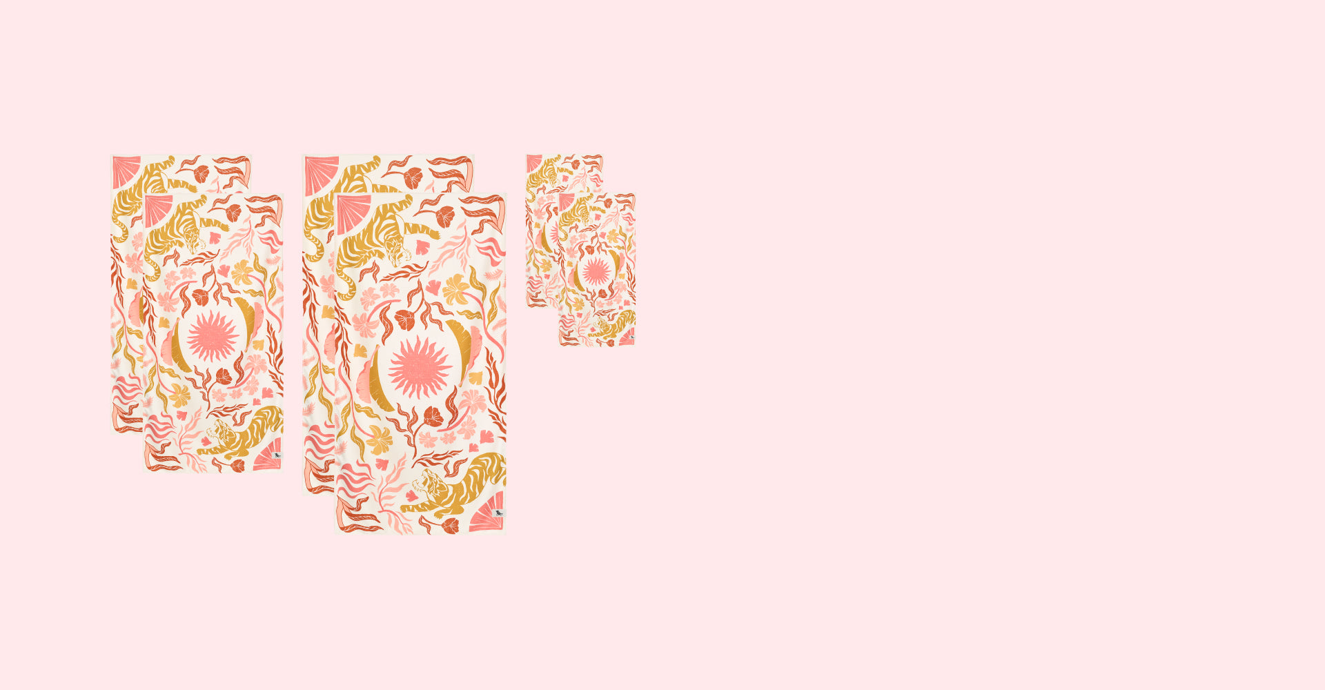 Dock & Bay Quick Dry Bath Towel - Tiger Palm (Set of 6)