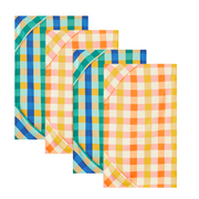 Dock & Bay Dog Towels - Barking Plaid (Set of 4)